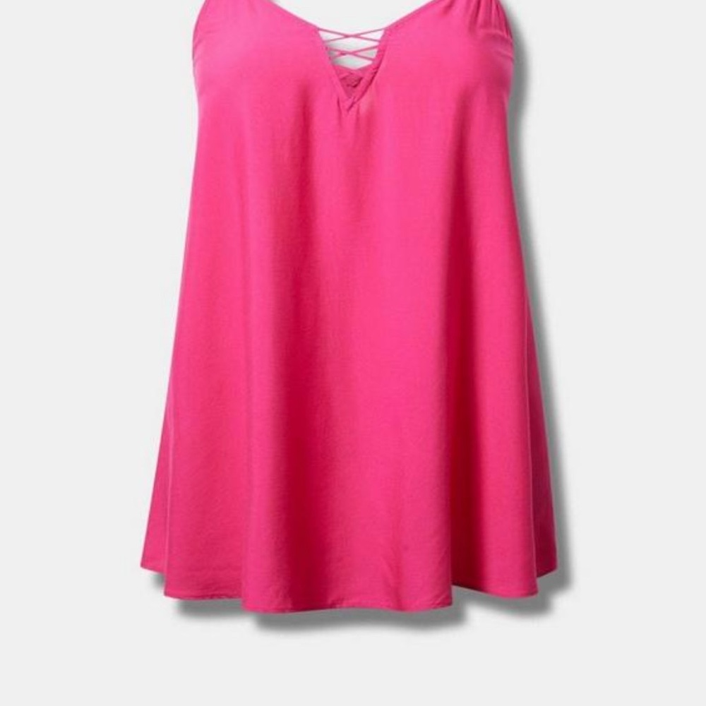 Torrid Size 00 M/L Challis Lattice Cami
